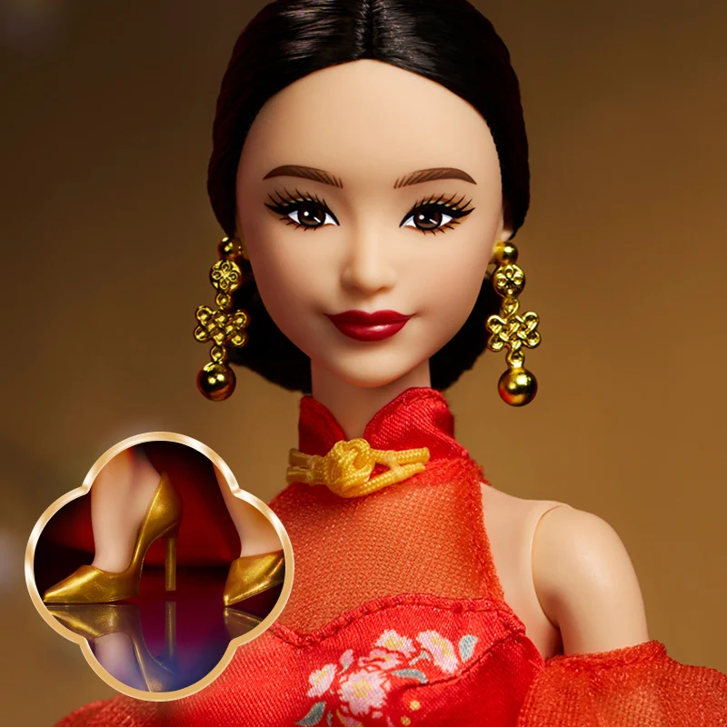 Bonecas barbie venda quente barbie edição limitada de ano novo mei shaoxin hua estilo chinês coleção caixa de presente coleção presente