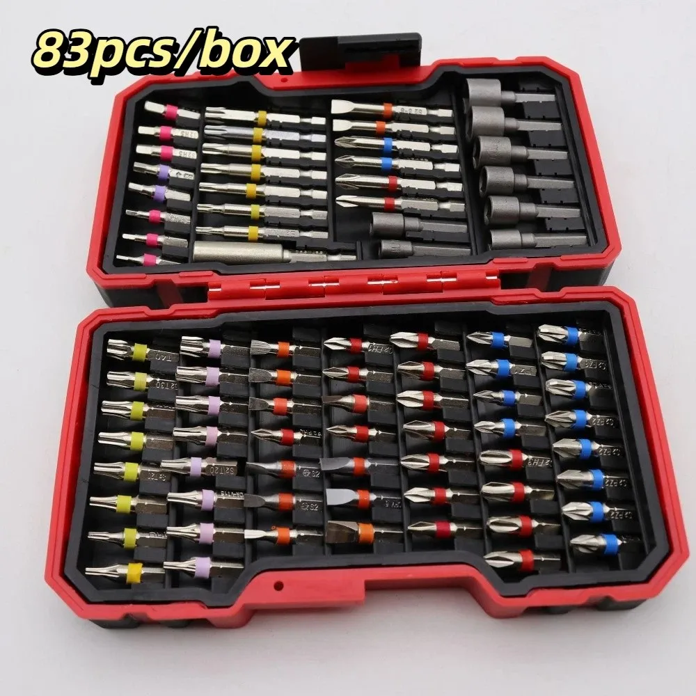 83pcs-box-rainbow-design-rainbow-screwdriver-bit-set-s2-alloy-steel-complete-set-screwdriver-bit-socket-set-magnetic-bits