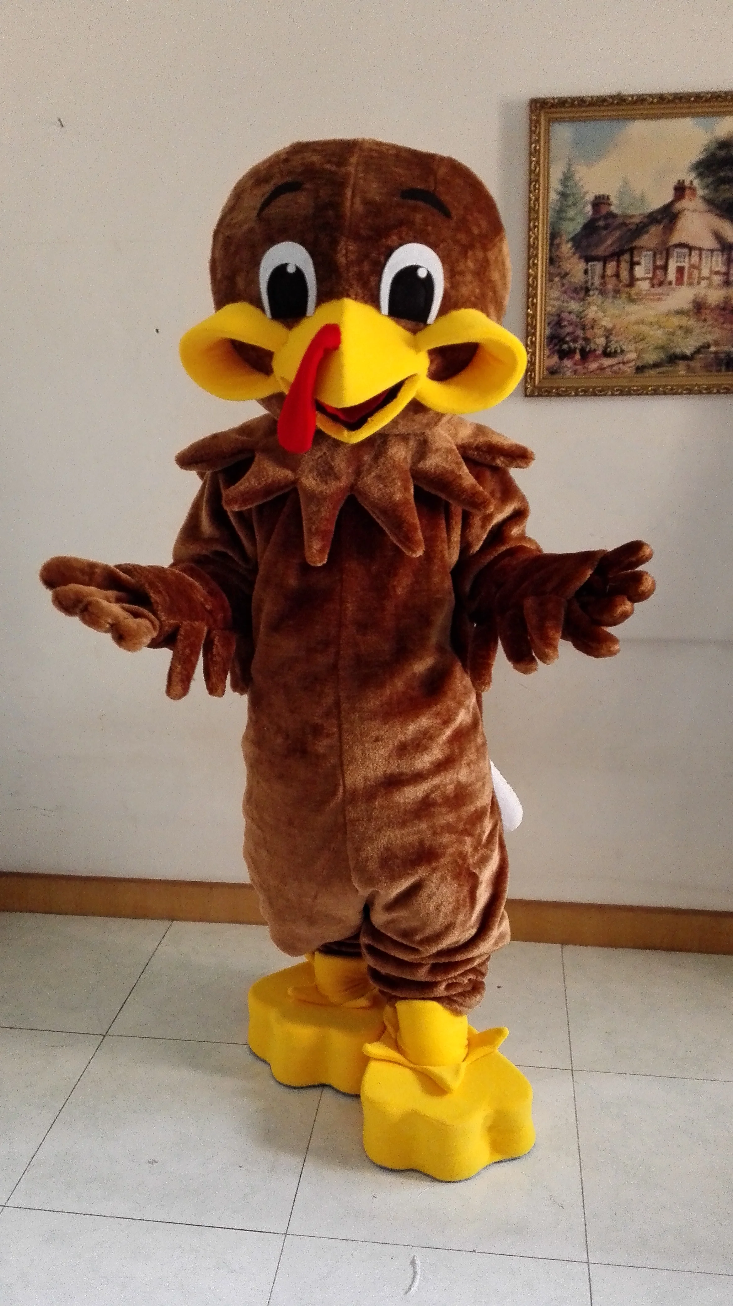 Thanksgiving Turkey Mascot costume custom fancy costume anime cosplay kits mascotte fancy dress carnival costume 40735