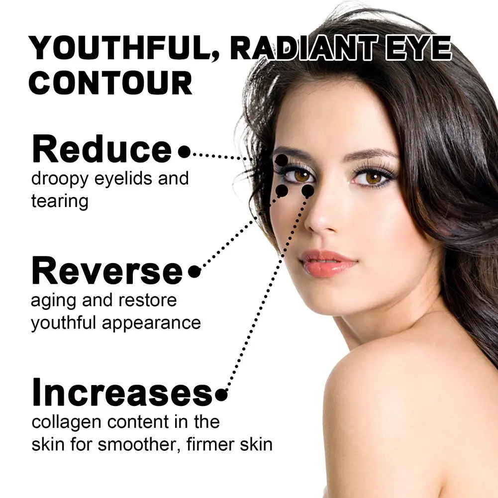 1/2/3/5 SZT. Celyn 3-minutowy krem pod oczy liftingujący, ujędrniający, łagodzący worki pod oczami i cienie, nawilżający krem pod oczy z peptydami