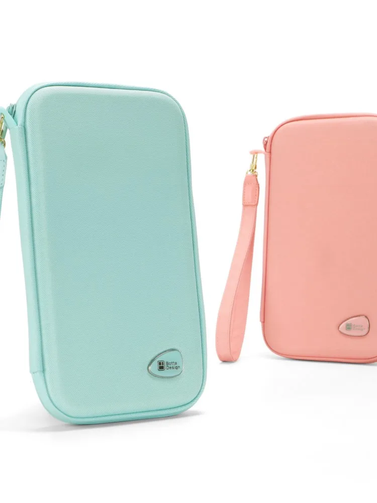 Business travel passport bag Large capacity hard case storage bag porte carte carteira card wallet