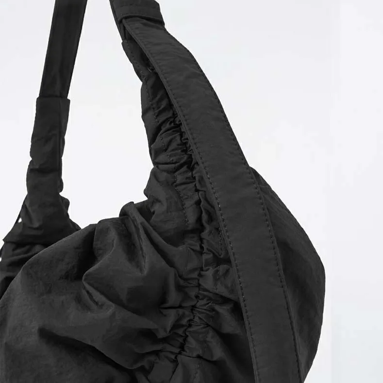 

Cloud ape Large Capaci Commuter Tote Casual Slant Cross Bag Red Folded Corner Bag COsgh Sweet Lady Sle Nylon Bag