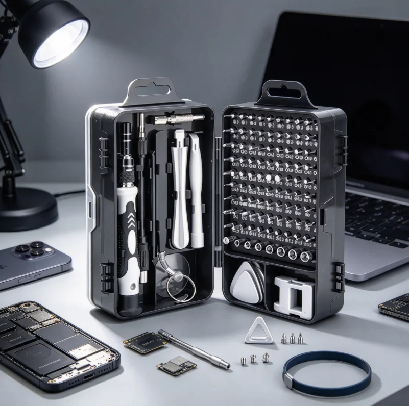 115Pcs Precision Screwdriver Repair Tool Set, Torx Screw Driver Hardware Kit for Phone, Computer and Watch Disassembly