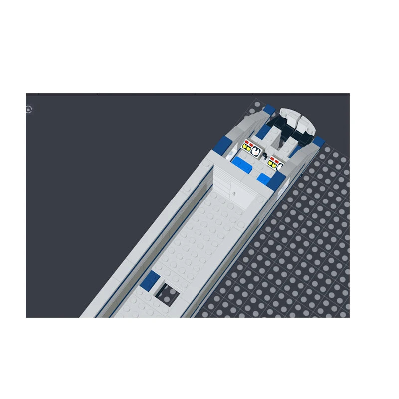 Bloques de construcción de tren para coche de pasajeros de alta velocidad, ferrocarril urbano, modelo de tecnología, juguetes de ensamblaje, juegos DIY, regalos de Navidad para niños