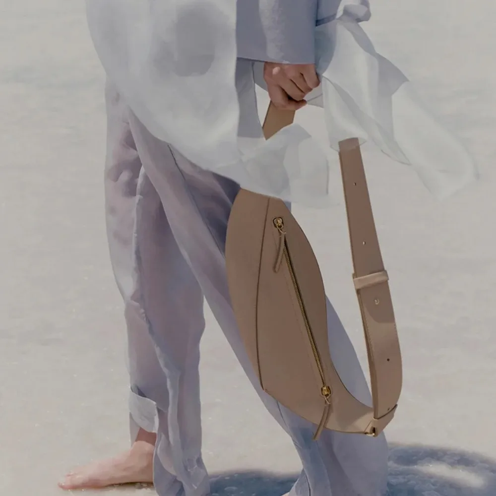 Neyu – zak met bandeulière en Cuir Lange, nouveau sac de voyage de Niche Georgalen en forme d'oreiller de grande capacité