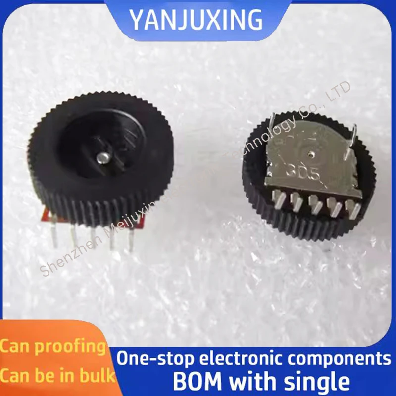 1~5PCS/LOT A10K*2 Duplex radio MP3/4 wheel dial gear potentiometer 16*3mm