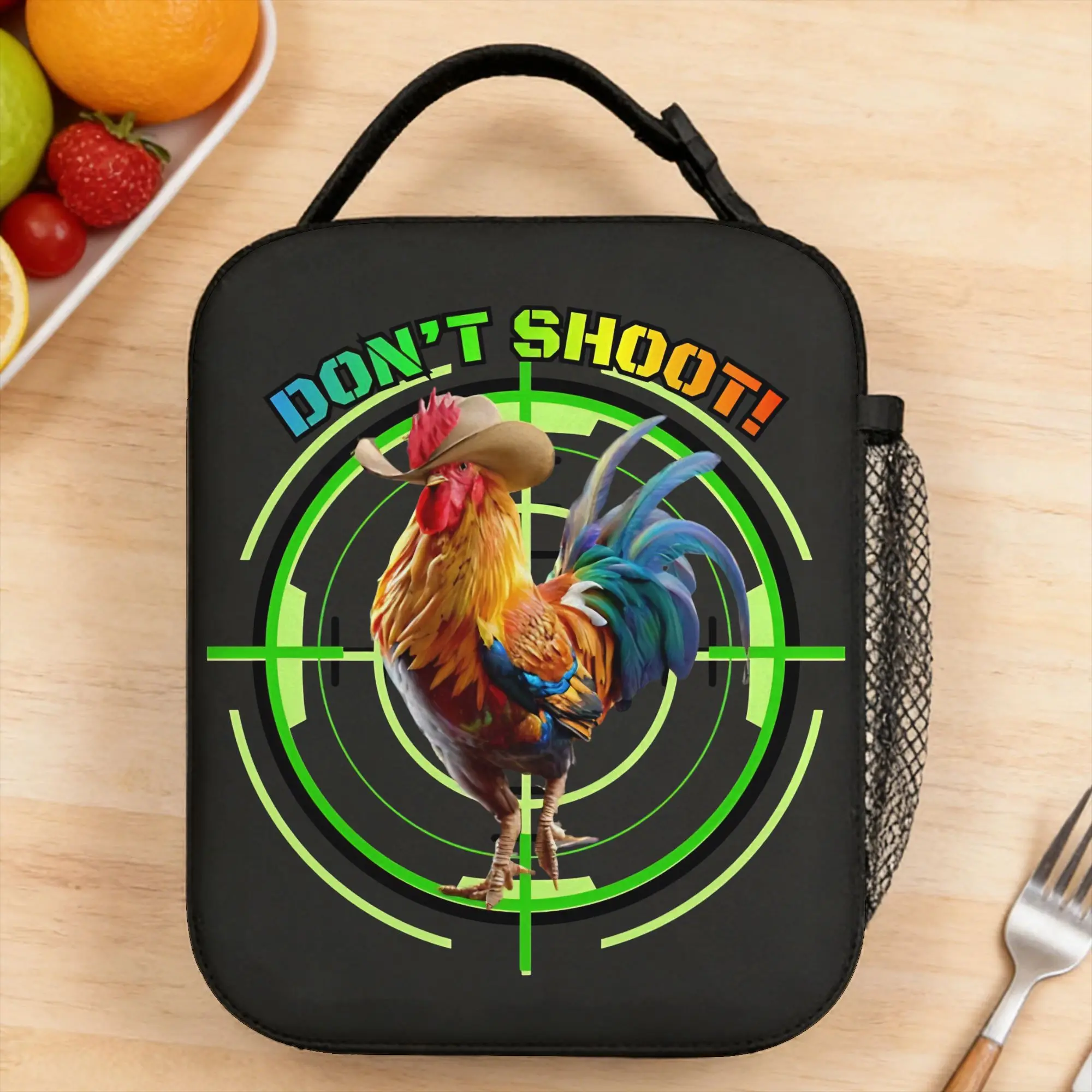 Don't Shoot - Scrappy from Arc Raiders Lunch Bag Outdoor Picnic Portable Thermal Tote Handbags For Child  Waterproof Cooler Bag