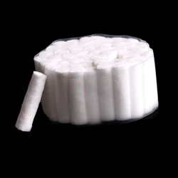 50pcs/lot Disposable Dental Cotton Rolls Absorbent Medical High Absorbent Cotton Fibers Soft Rolls 10*38mm Dentist Supplies