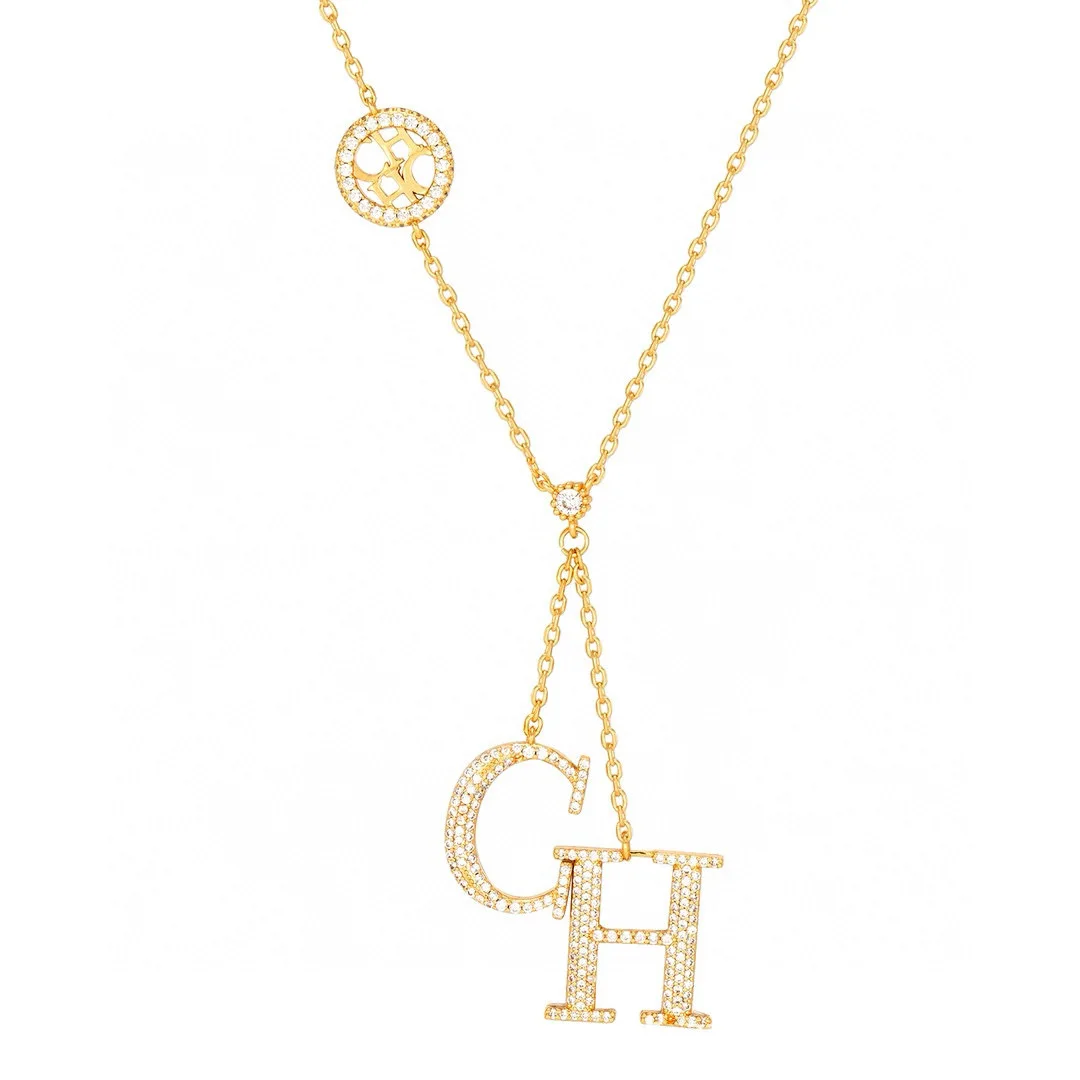 

Trendy Zirconia Necklace for Women, Dainty Layering Collar Chain with Pendant, Chic Everyday Jewelry, Hot Seller Gift