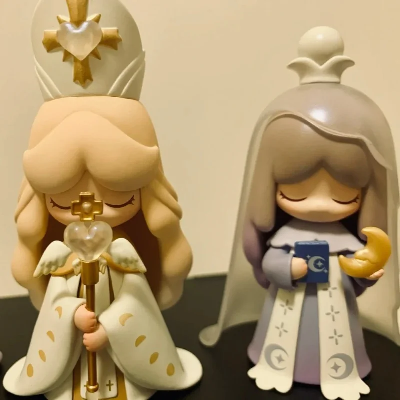 Laplly Stellar Songs Mystery Box Tarot Przepowiedni i Zodiakalny Gashapon Prezent Kreatywna Dekoracja Figurka Black Day Star Master Empress