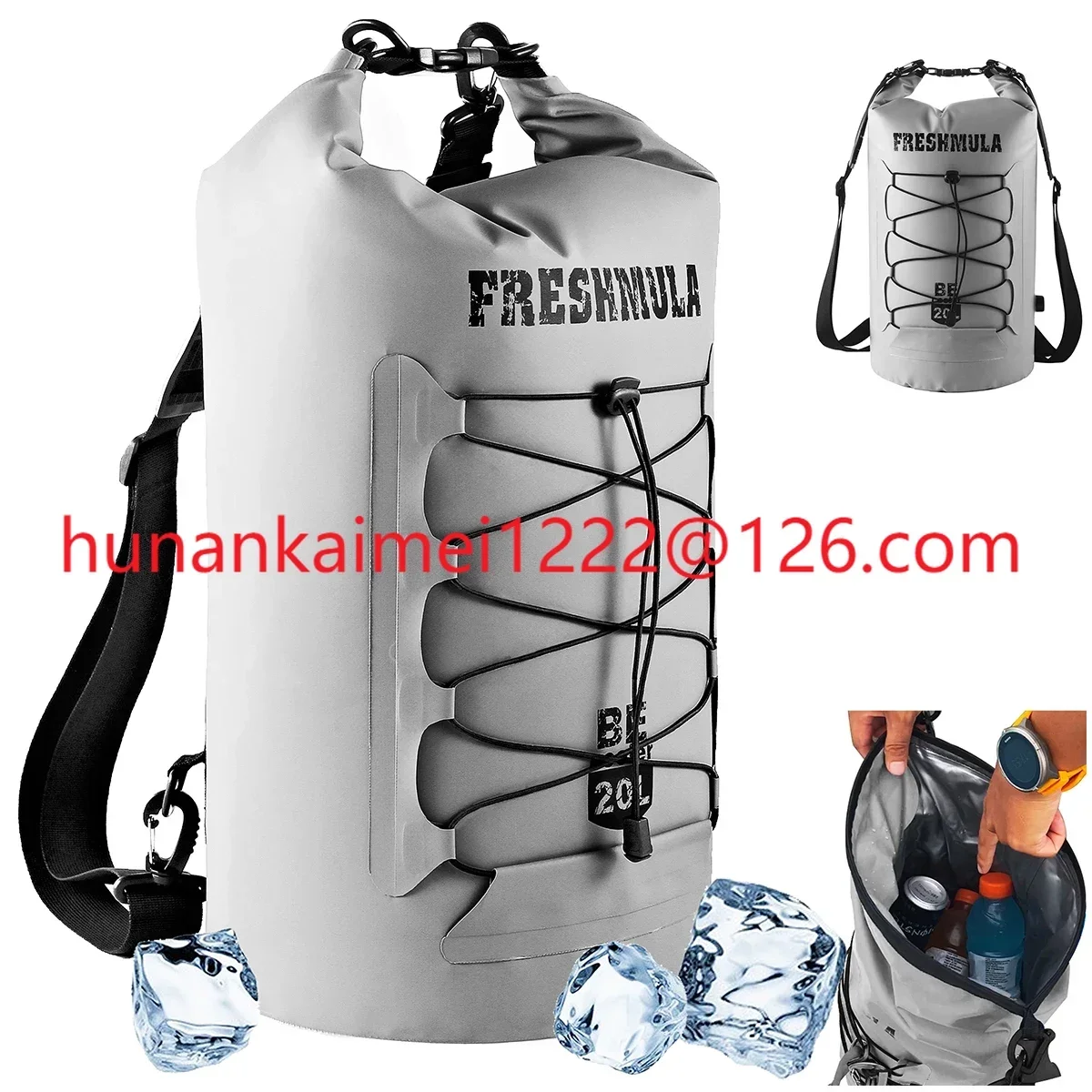 Cooler Bag Insulated Waterproof Dry Bag for Travel, Boating, Kayaking, Swimming, Fishing, Camping and Beach