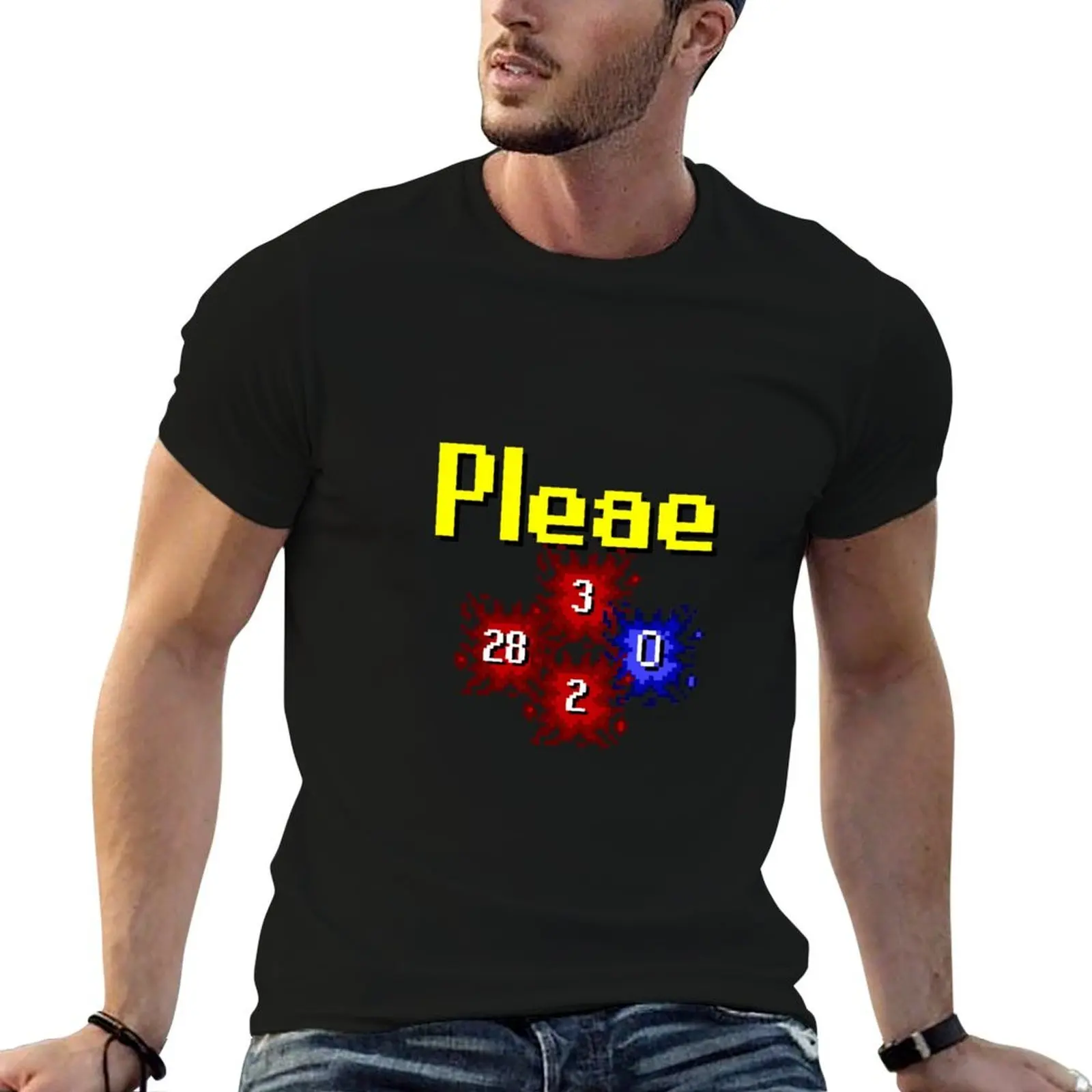 

OSRS Runescape - Pleae Hitsplat T-Shirt t shirts for man slim fit man t shirt designer T-Shirt