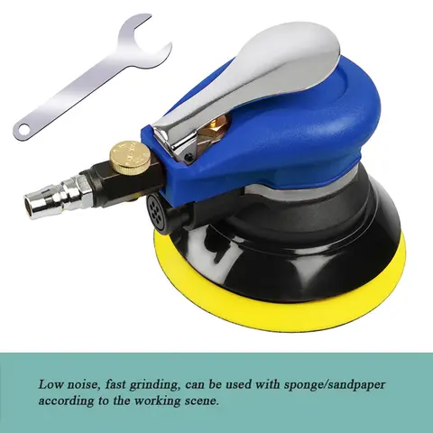 tum 125 mm pneumatisk orbitalslipmaskin luftslipmaskin bilkaross vaxning poleringsmaskin för möbler metall trä slipning 10 best sales pneumatisk luftslipmaskin - №6
