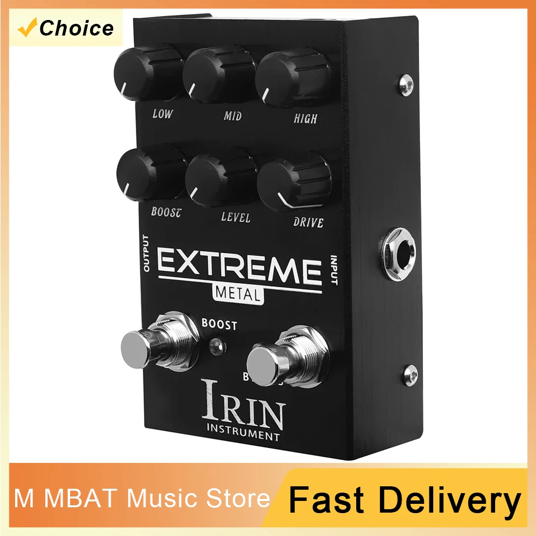 

Extreme Metal Effector Metal Pedal Effect Distortion Pedal High Gain Overdrive Pedal True Bypass Guitar Accessories