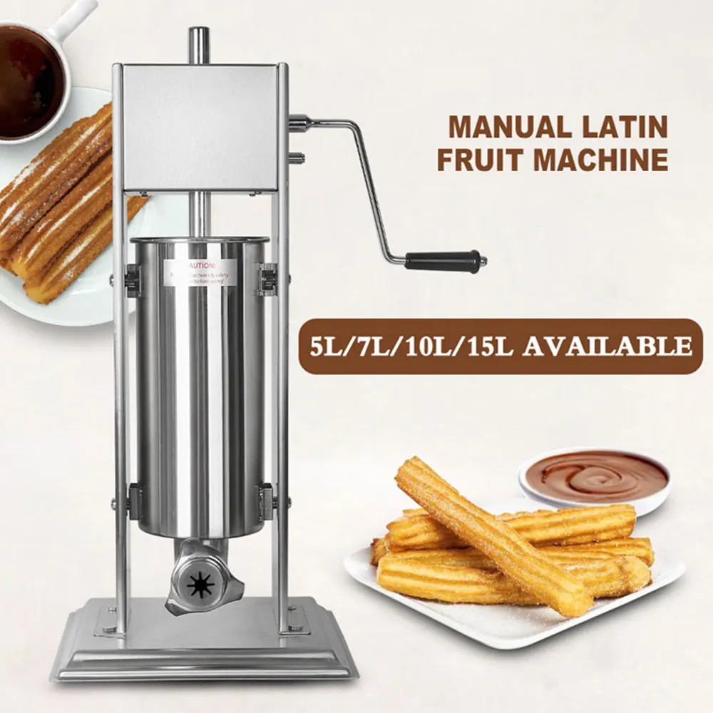 5L Manual Spanish Churros Maker Fritter Machine Churros Making Machine Spanish Fritter Machine