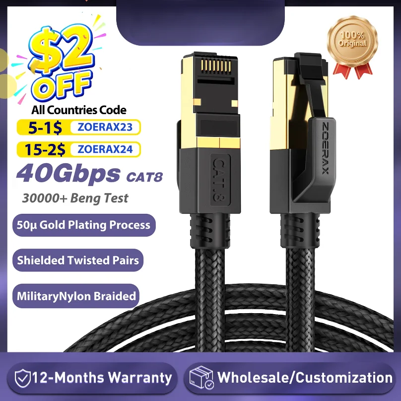 Cat8 Ethernet Cable…