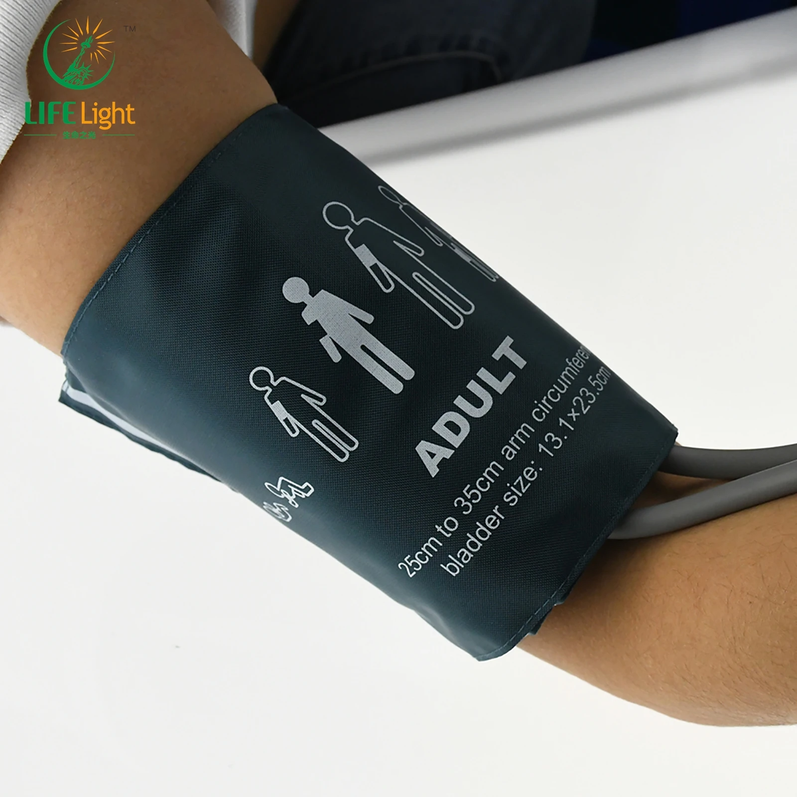 NIBP Cuff Double Tube (Hose) with Bladder Reusable Adult Blood Pressure Cuff for Sie*me*ns Mindray Patient Monitor
