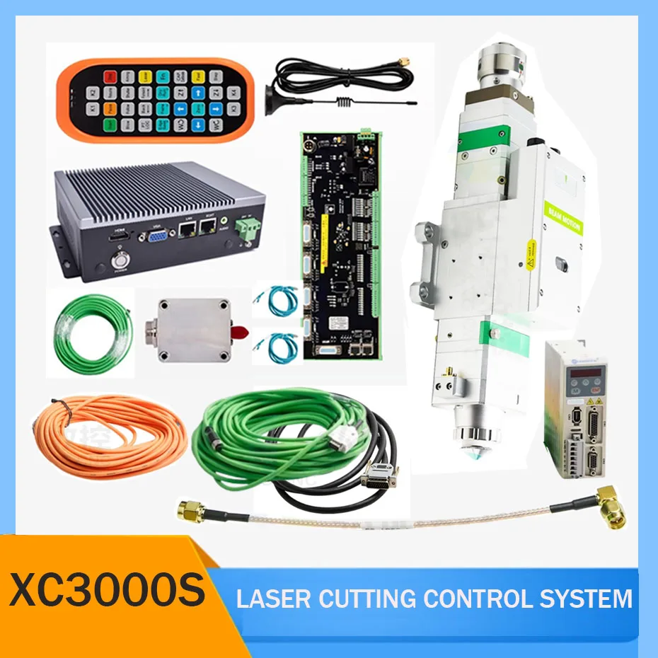 

Система управления лазерной резкой Raytools XC3000S с подключением EtherCAT или импульсным подключением, автоматическая лазерная режущая головка BM110