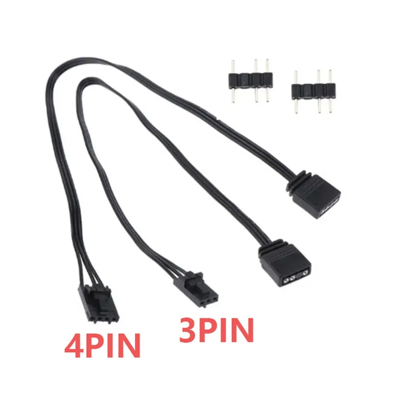 

ABUO-1 Set Adapter Cable For Corsairs Controller RGB To Standard ARGB 4Pin 3Pin Adapter