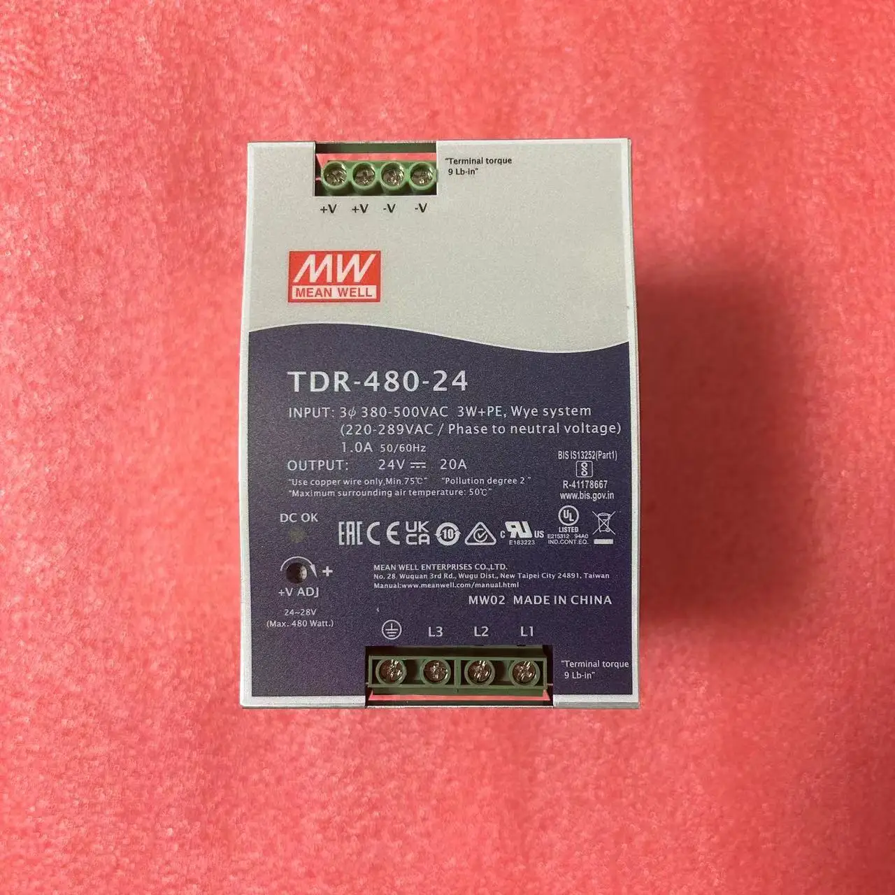 TDR-480 MEAN WELL TDR-480-48 mean well TDR-480 48V power supply 480W 10A