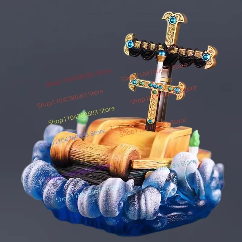 

MOC Building Blocks Mini Figure Boat Cross Assembly Model Ornament Anime TV Character Toy Holiday Gift Collection
