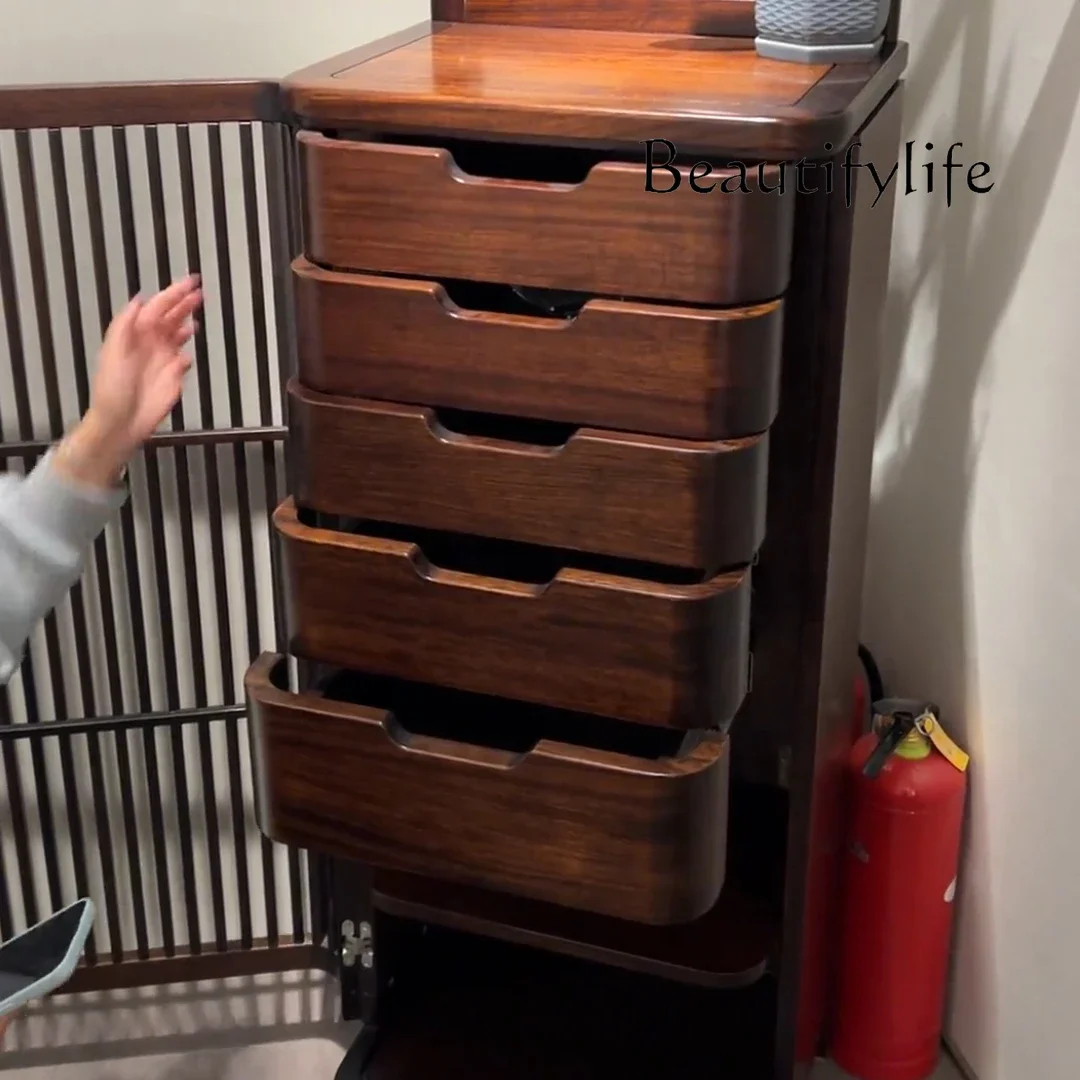 

BX New Chinese-style Storage, Simple Modern Chinese-style Chest Of Drawers, Living Room Cabinet, Solid Wood Chest Furniture