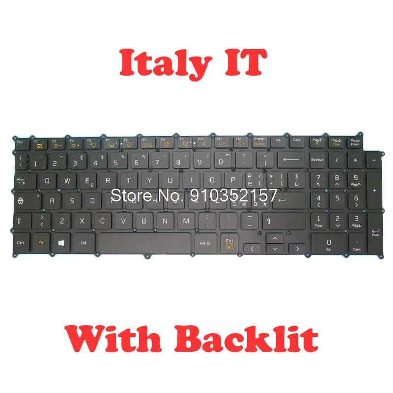 

BR IT Backlit Keyboard For LG SG-A9760-2IA SN3890BU AEW74109816 Italy SG-A9760-40A SN3890BU AEW74109817 Brazil NO Frame