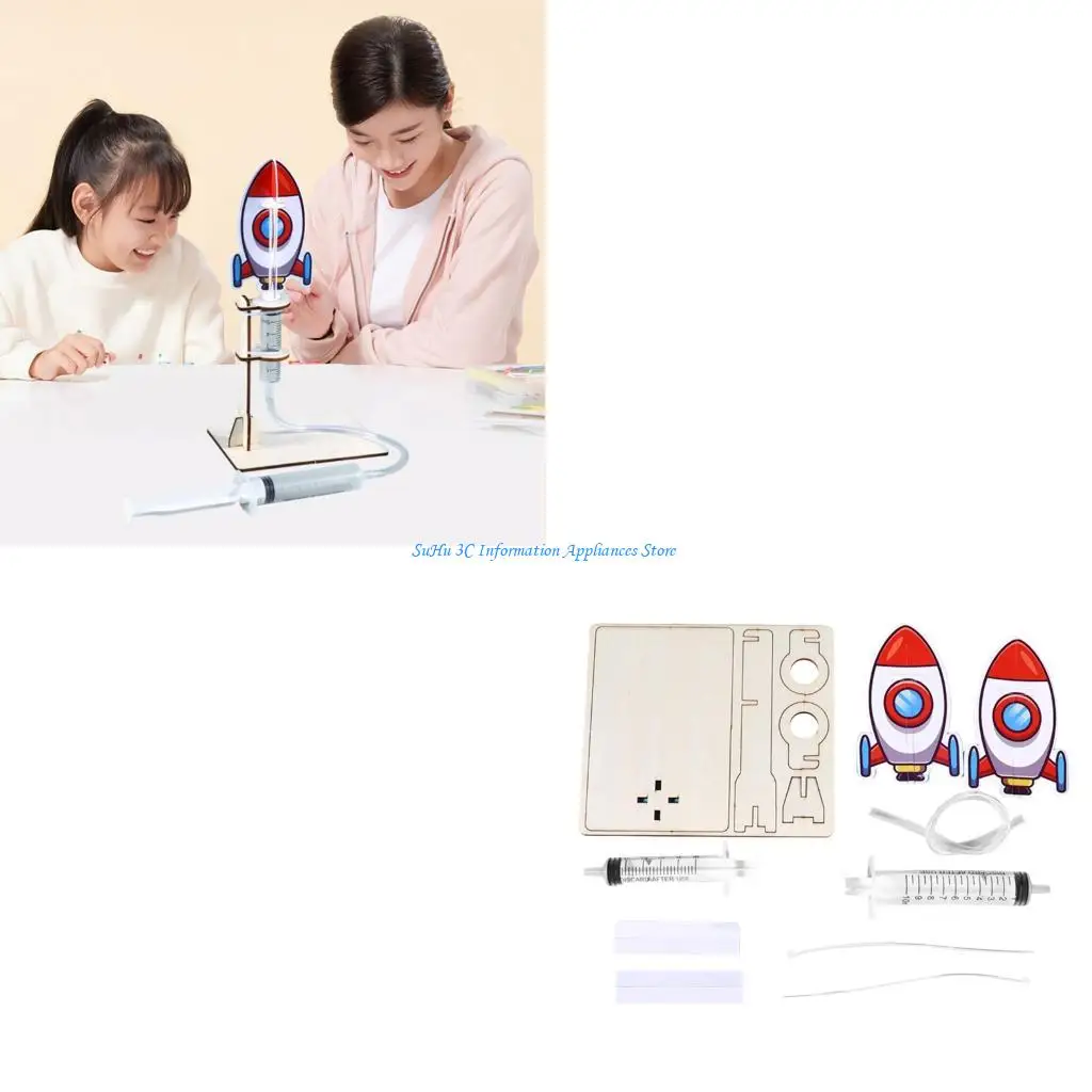 Childrens Educational Rockets Launched Toy Physics Learning Set Science Experiment Kits for Physics Teaching