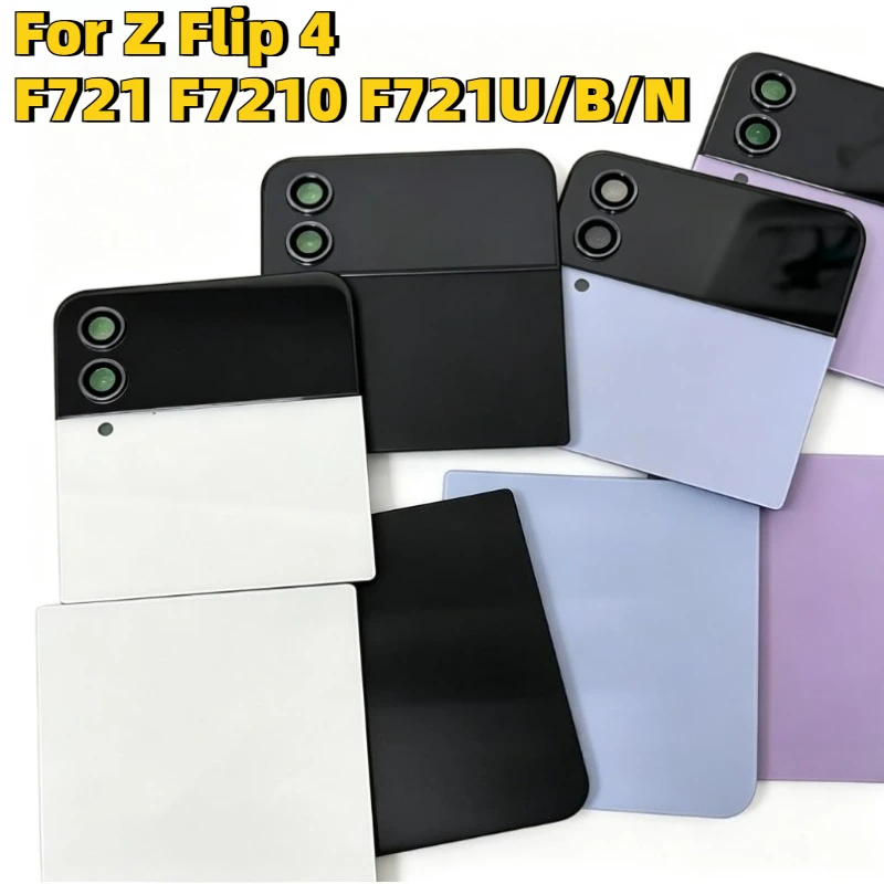 LCD External Screen For SAM Z Flip 4 F721 F7210 F721U/B/N Display Touch Battery Cover Door Rear Case Digitizer Replacement