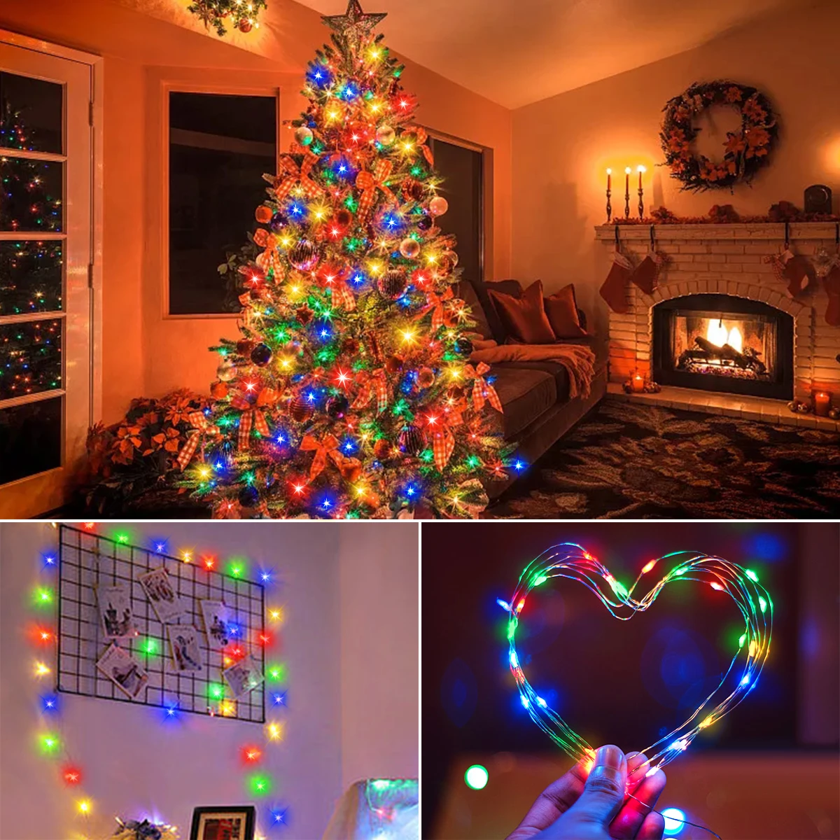 50 متر 500LED LED سلسلة أضواء Wateproof الزفاف الجنية ضوء الأسلاك النحاسية الستار مصباح سلسلة 220 فولت 110 فولت الاتحاد الأوروبي الولايات المتحدة التوصيل ديكور الزفاف #6