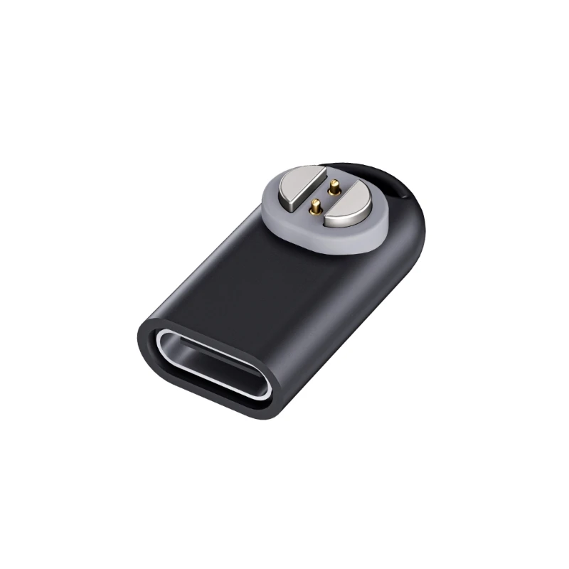 ตัวแปลงอะแดปเตอร์แม่เหล็กความเร็วสูงการชาร์จอย่างรวดเร็วเหมาะสำหรับหูฟังปีกน้ำหนักเบากลไกการติด/ถอดง่าย