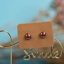 Small And Cute Porcelain Multicolor Earrings Anti-allergic #LY413  lotes de aretes por mayoreo vintage earrings