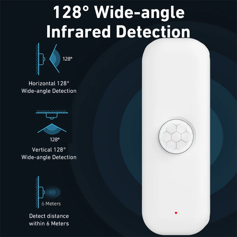 Tuya PIR WiFi /Zigbee Motion Sensor Remote Control Security Home Automation Protection Alarm Smart Life APP Work with Alexa