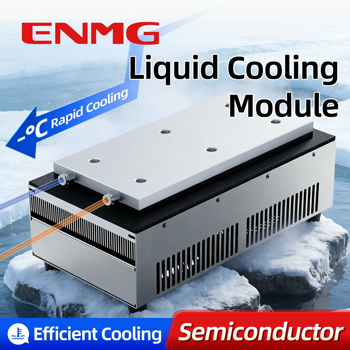 ENMG Semiconductor Cooler, HETL Small Peltier Cooling Module, High Power Cold Plate Heat Sink Module Circulation