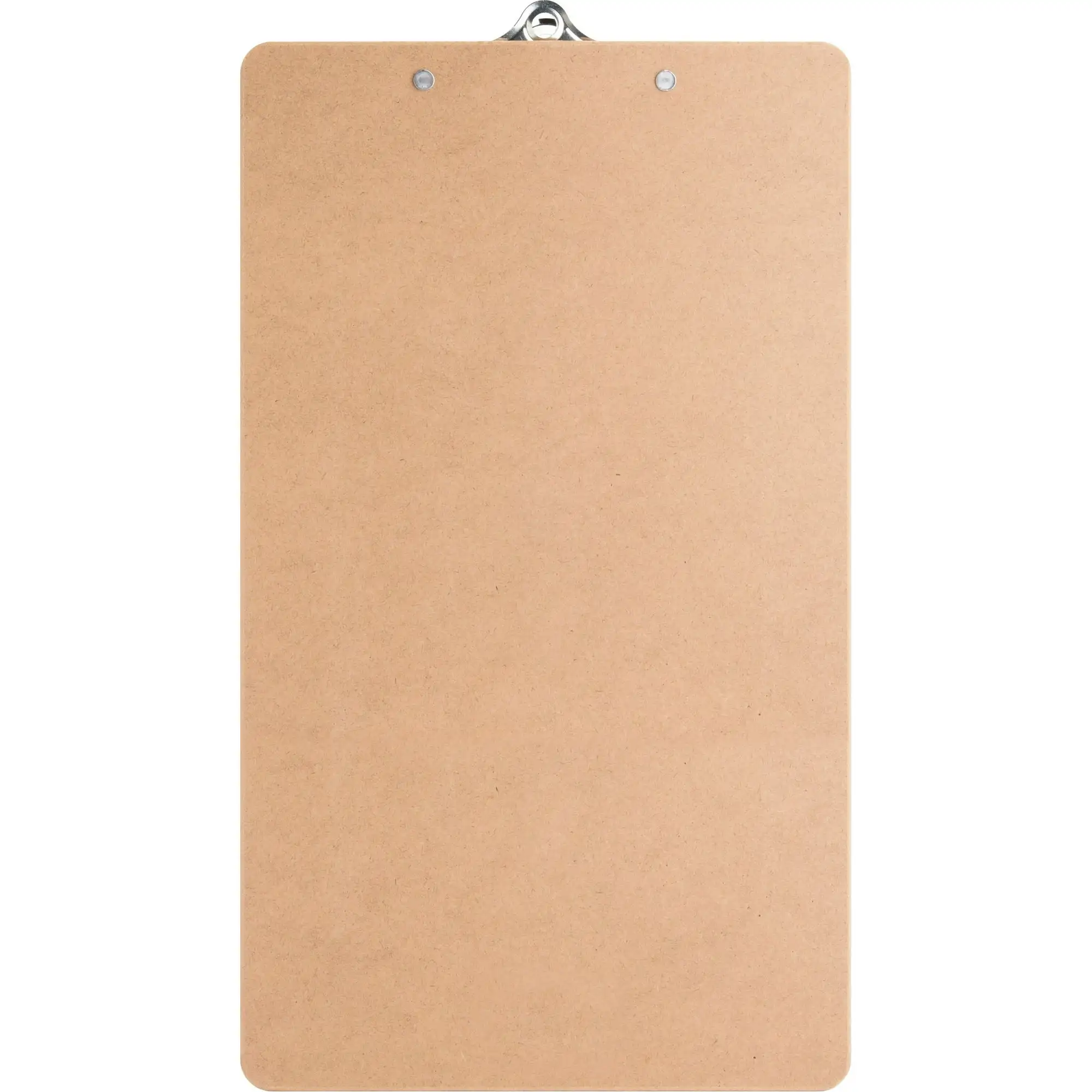 Business Source Hardboard Clipboard - 9" X 15 1/2" - Hardboard - Brown - 6 / Bundle