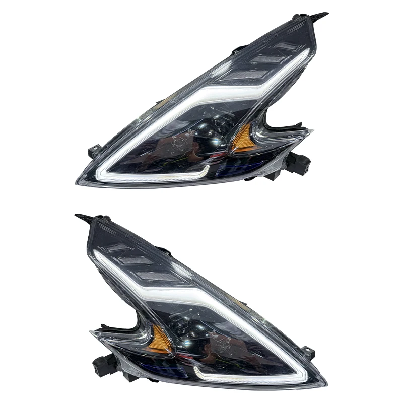 

YU GUANG for 370z Car Accessories Headlights 2009-2021 Automotive Part Front Light Lamp Upgrade Plug and Play Headlamp