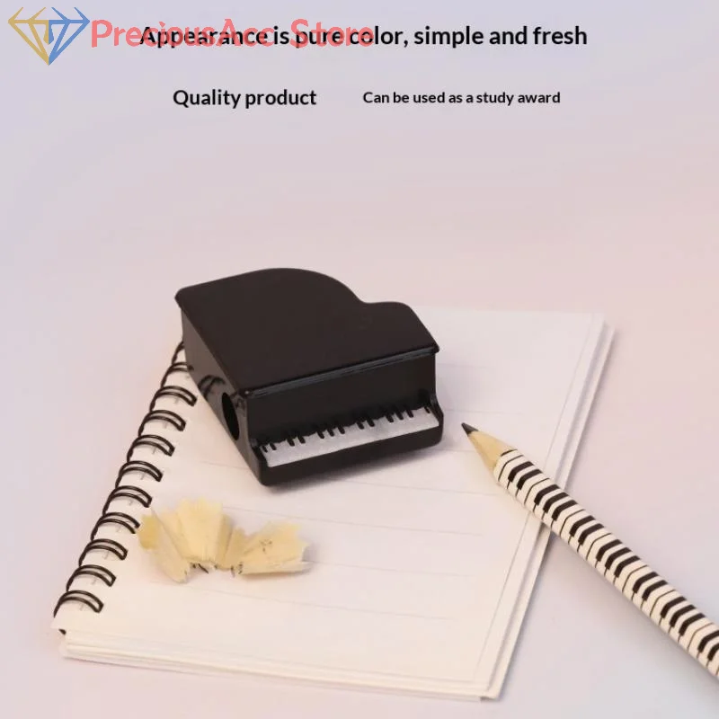 1/3/5Pcs Piano Shape Pencil Sharpener Cartoon Stationery Gift For School Office