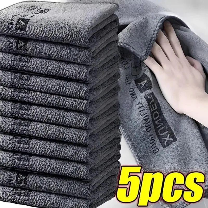 Multi Purpose Car Wash Towel Ultra-fine Fiber Car Cleaning Cloth Soft Clean Dry Cloth Edge Sealing Strong Water Absorption Rags
