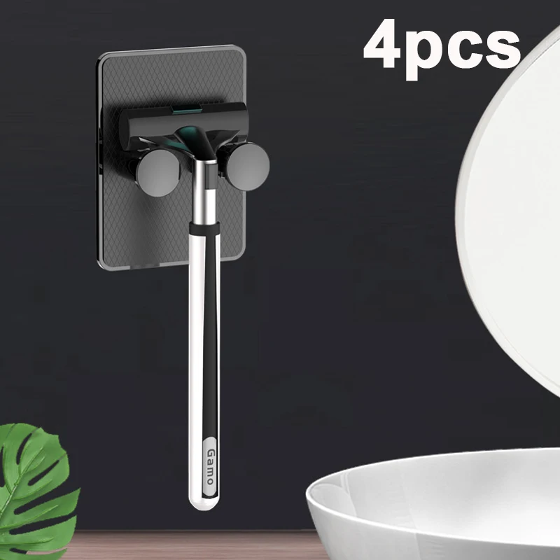 Selbstklebende Rasiererhalter Wand Männer Rasieren Rasierer Rasierer Lagerregal Wasserdicht Küche Badezimmer Organizer Halter Haken Zugriffs