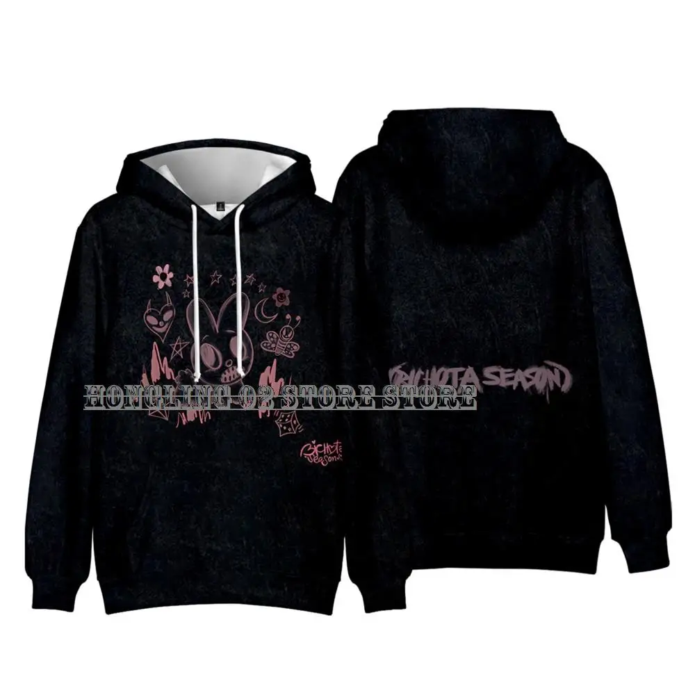 Hoodie da estação Karol G-Bicota para meninas, coelhinho Merch Print, moletom feminino, streetwear casual, roupas infantis, moletons infantis