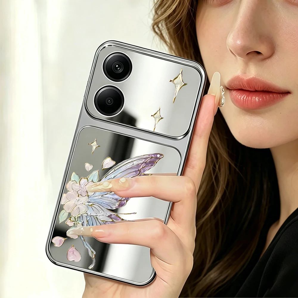 Realme C67 - Spiegel Telefoonhoesje voor Realme 11 12