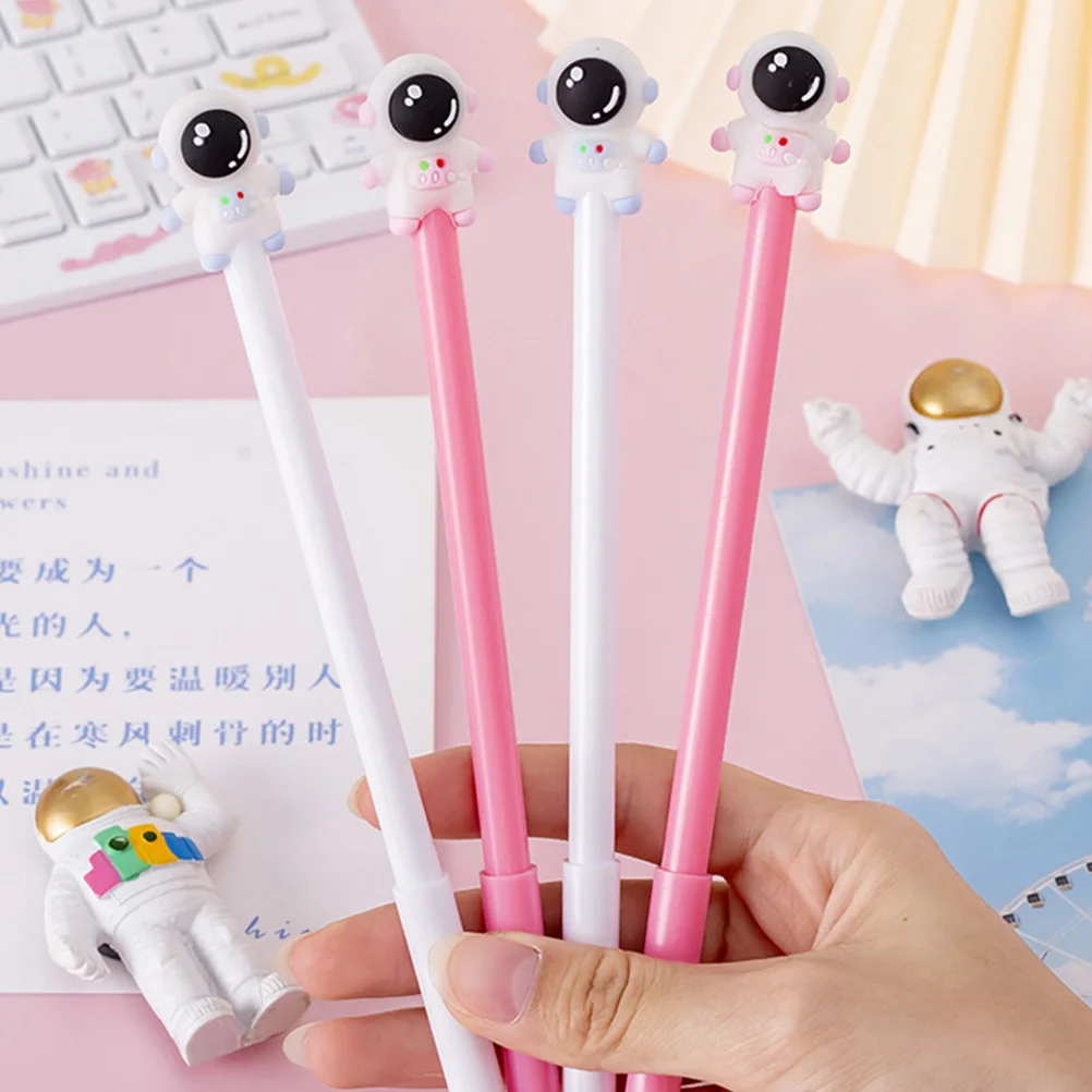

12Pcs Students Gel Ink Pens Cartoon Shaped Writing Pen Ergonomic Design Office School Use Smooth Writing Portable Stationery