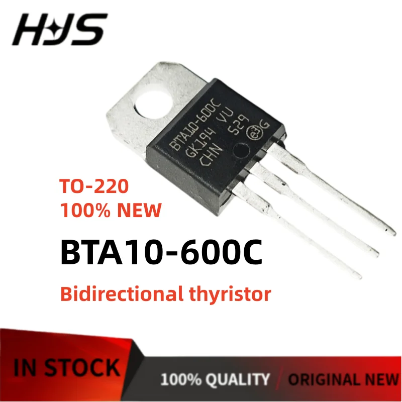 10-30PCS New BTA10-600C BTA10 600C BTA10600C TO-220 Bidirectional thyristor Transistor