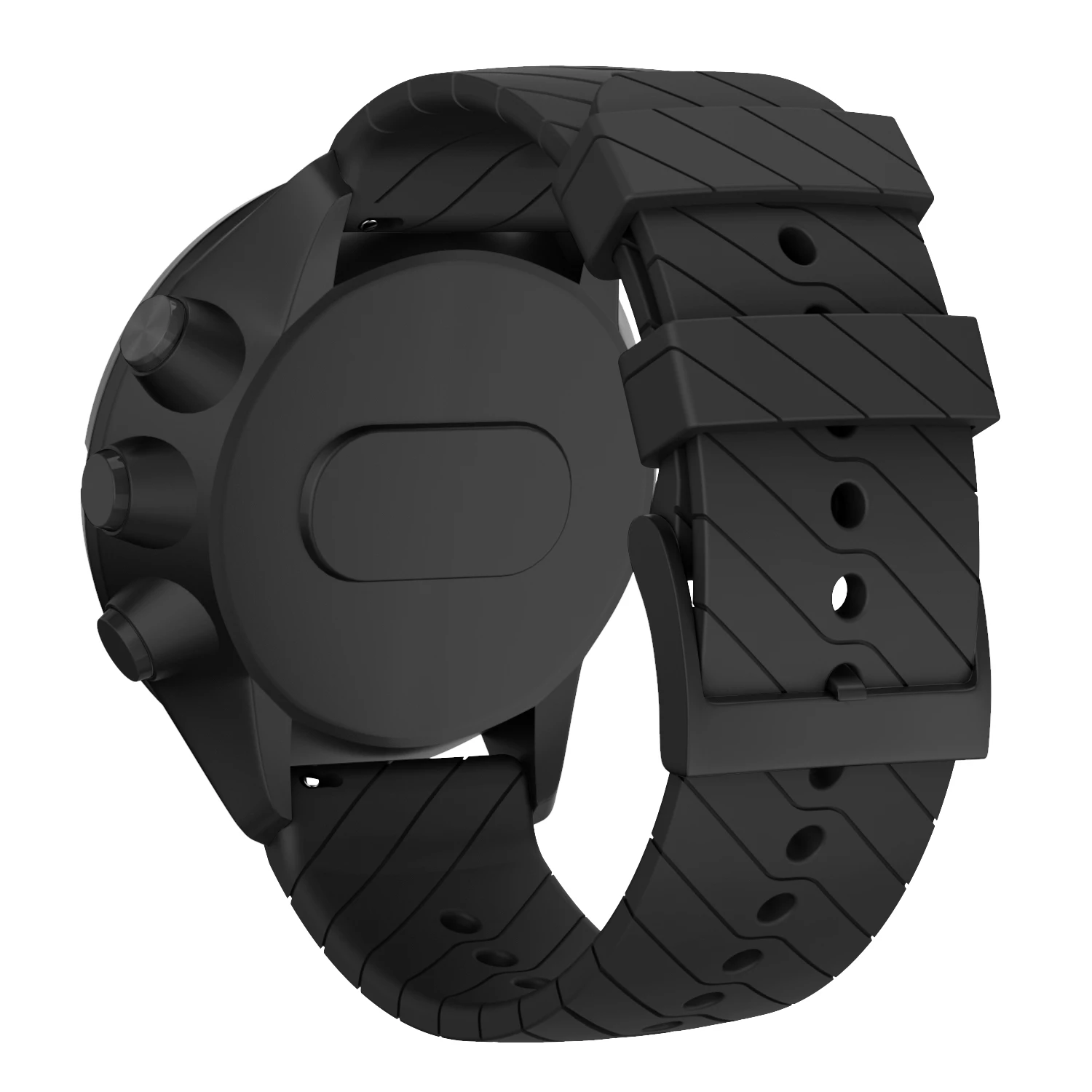 Correa de silicona para reloj, pulsera deportiva de 24mm para Suunto 7, Suunto 9, Baro, Suunto Spartan, Hr