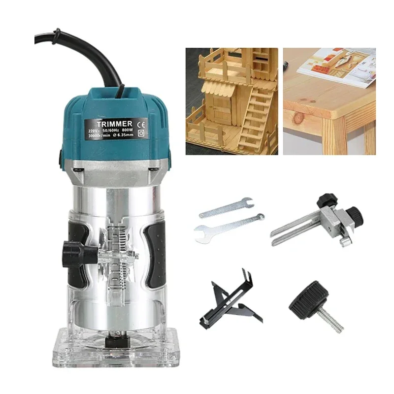 

220V Woodworking Electric Trimming Machine Woodworking Router Milling Engraving Slotting Trimming Machine Opening Electric Tools