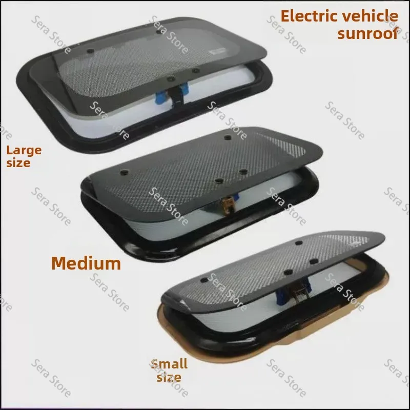 Electric 4-Wheel & 3-Wheel Vehicle Sunroof with Tempered Glass for Passenger Transport - Ventilated Roof Window