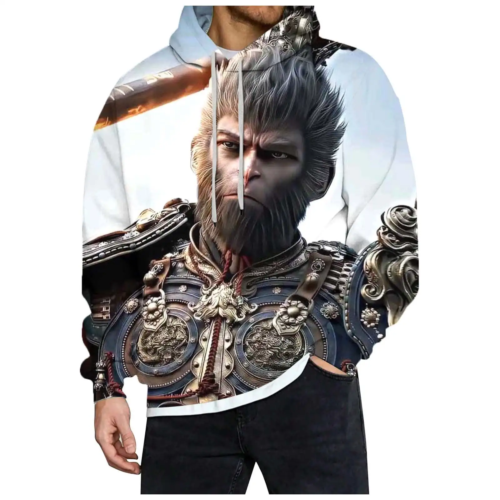 

Black Myth WuKong Game 3D Printed Hoodies Men Women Fashion Streetwear Oversized Sweatshirts Hoodie Kids Pullovers Man Clothing