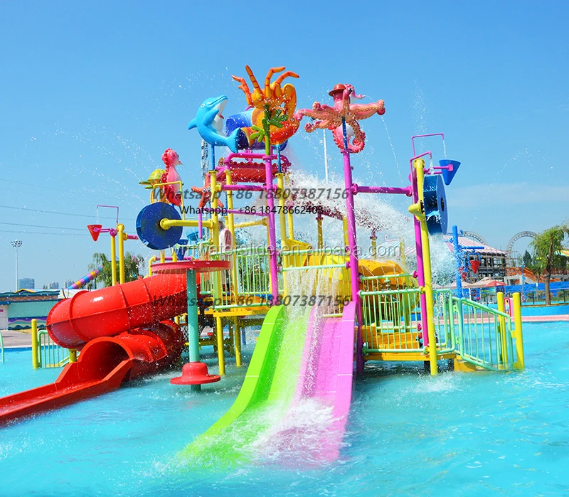 Water Park Equipment High Quality Swimming Pool Slide With Water Park