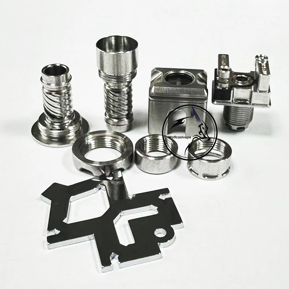 Wolfcoolvape MISSION XV สไตล์ Astra RBA Bridge สําหรับ Billet/Boro Mod 316SS 5 PCS Air Pin 1.2, 2.0, 2.5, 3.0, 3.5 มม.