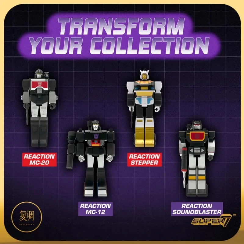 Em estoque Super7 Transformers Black Friday Limited 3,75 polegadas figura de reação brinquedo de coleção de presente